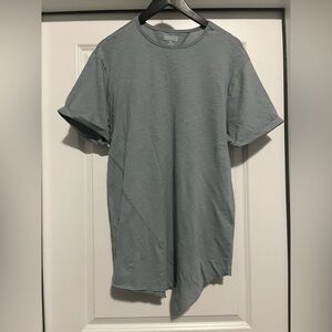 Kayden K light blue short sleeve shirt with rolled up sleeves Men’s Medium